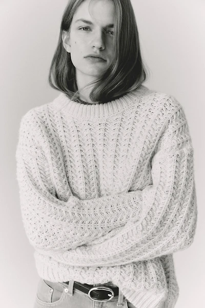 Cable-Knit Sweater