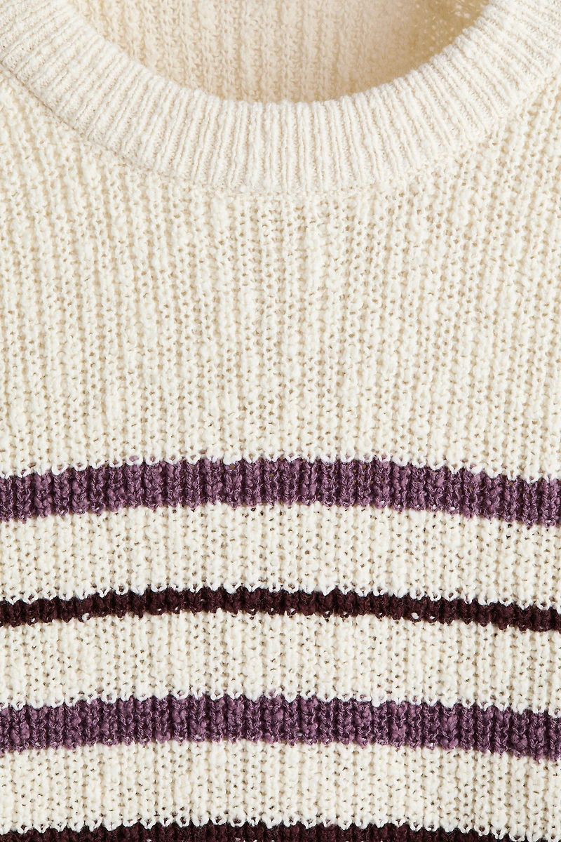 Relaxed-Fit Rib-Knit Sweater