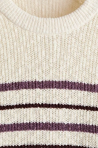 Relaxed-Fit Rib-Knit Sweater