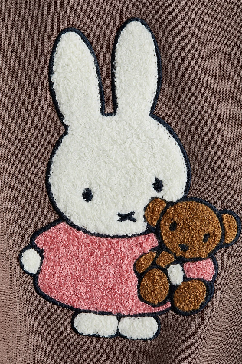 Printed Brushed-Inside Sweatshirt