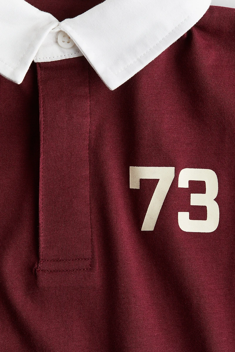 Printed Cotton Rugby Shirt