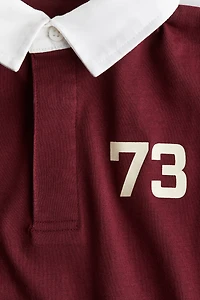 Printed Cotton Rugby Shirt