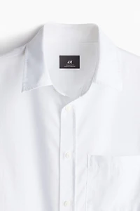 Chemise Coupe Classique en modal mélangé