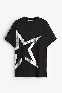 T-Shirt with Printed Motif