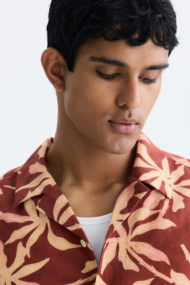 Relaxed-Fit Cotton Resort Shirt