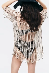 Crochet-Look Top