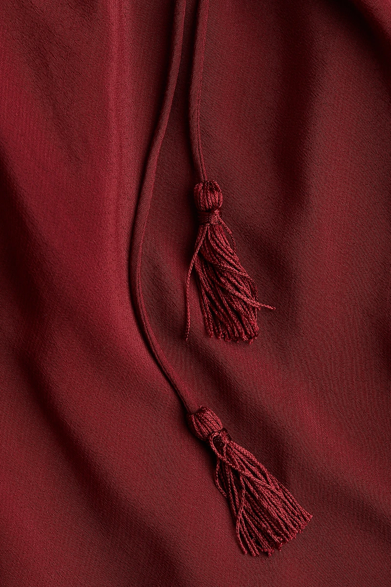Draped Bandeau Dress