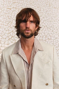 Loose-Fit Double-Breasted Jacket