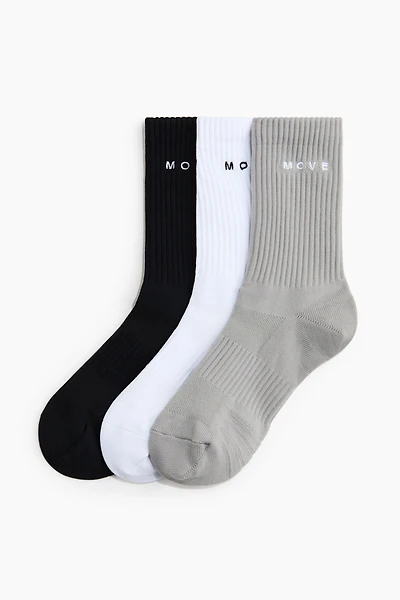 3-Pack Sports Socks with DryMove™