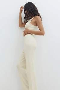 Rib-Knit Pants