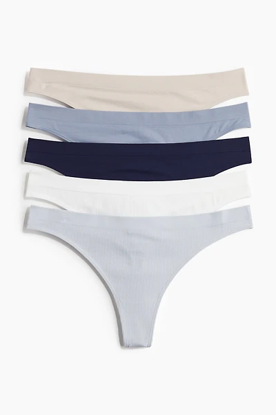 5-pack Seamless Thong Briefs