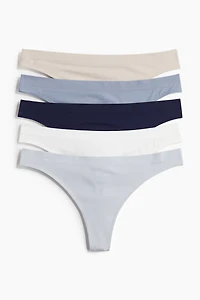 5-pack Seamless Thong Briefs