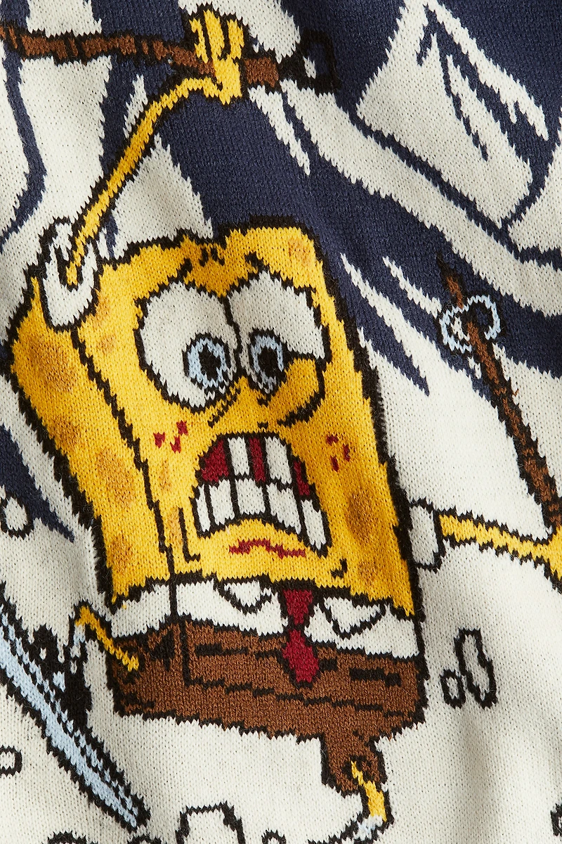 Chandail en tricot jacquard