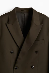 Relaxed-Fit Double-Breasted Jacket