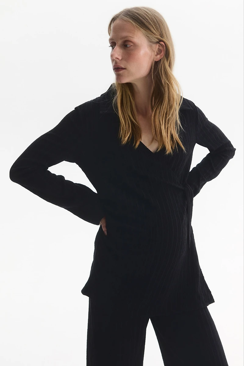 MAMA 2-Piece Textured Jersey Set