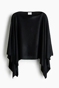 Fine-Knit Cape