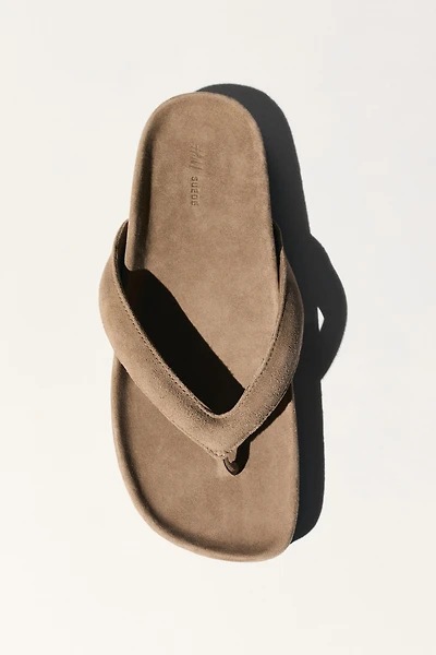 Tongs en cuir