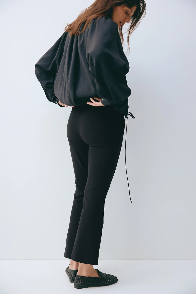 MAMA Pantalon évasé en interlock