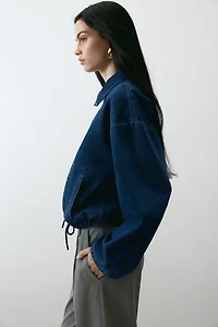 Denim Jacket with Collar