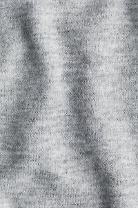 Fine-Knit V-Neck Sweater