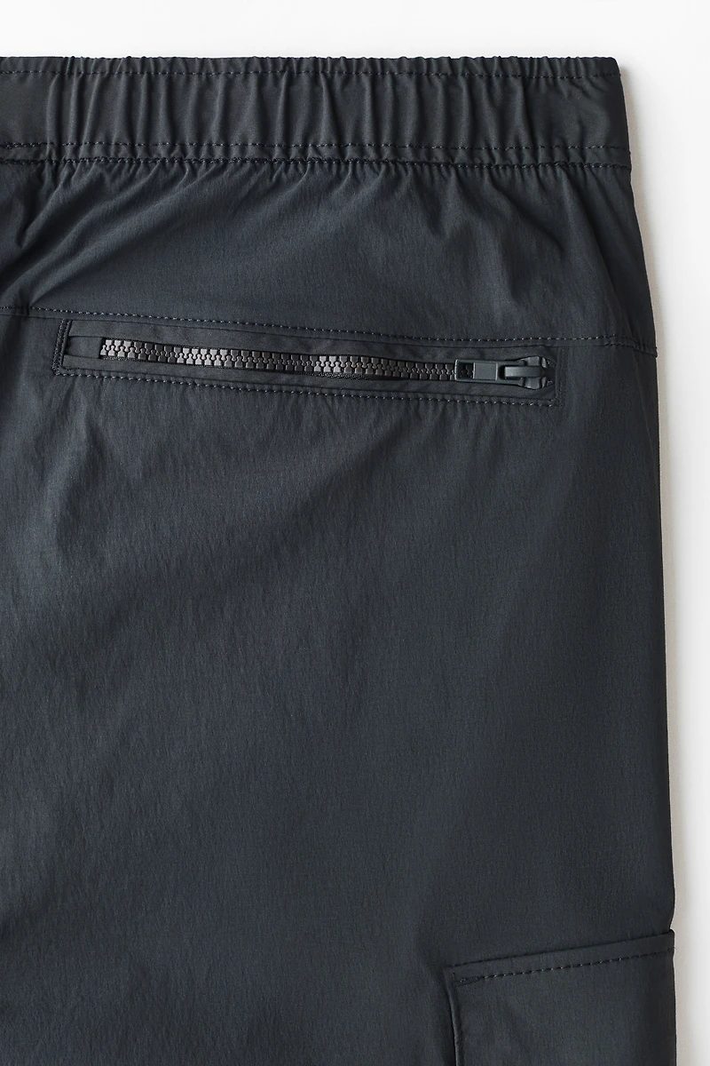 Regular Fit Nylon cargo trousers