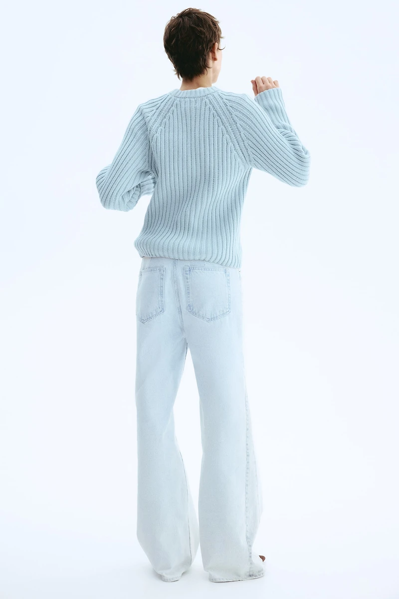 Rib-Knit Sweater
