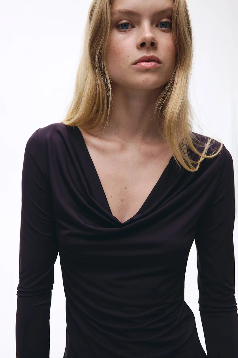 Cowl Neck Top