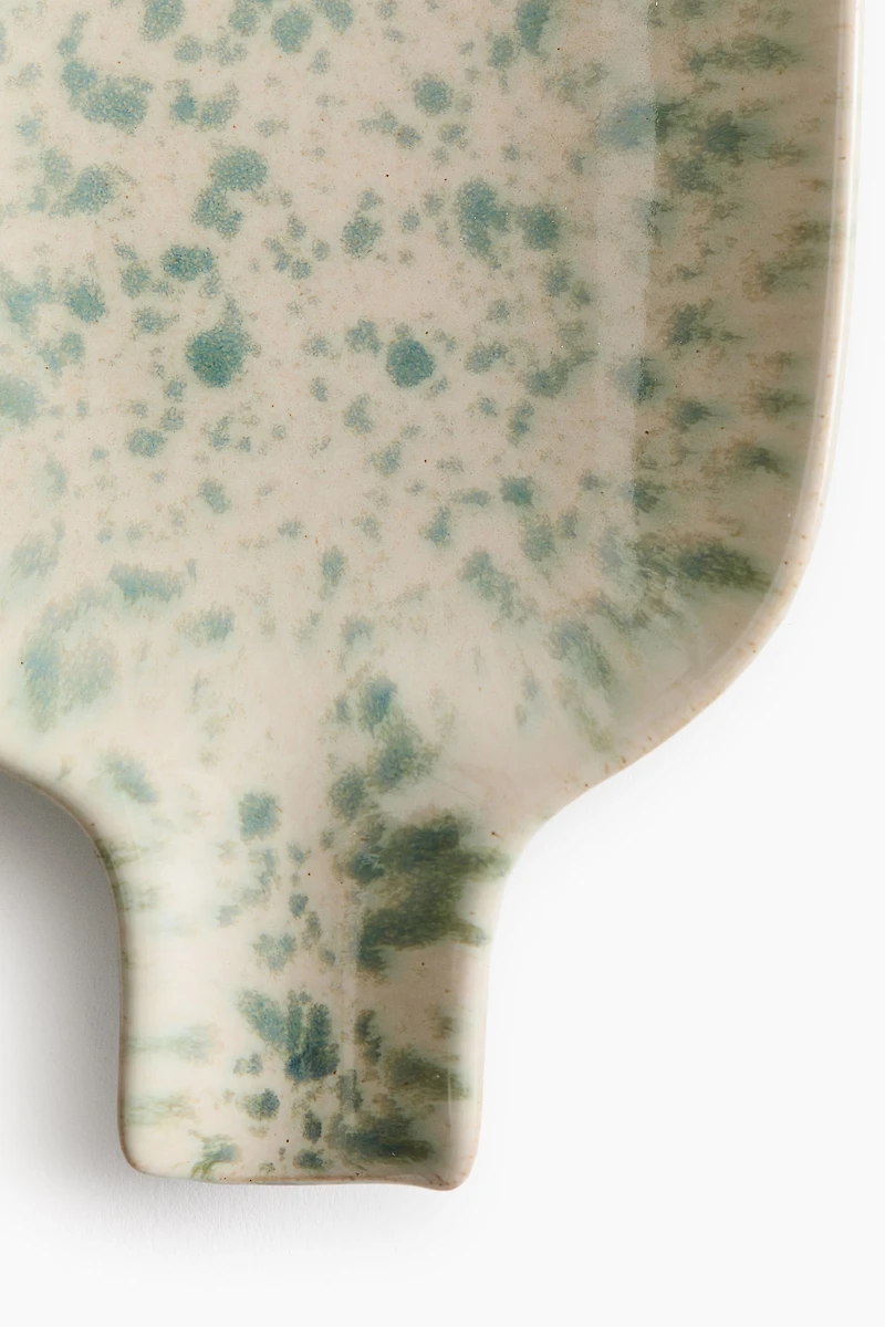 Repose-cuillère en grès cérame