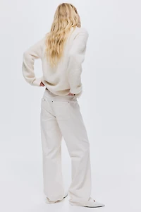 Jean évasé taille haute