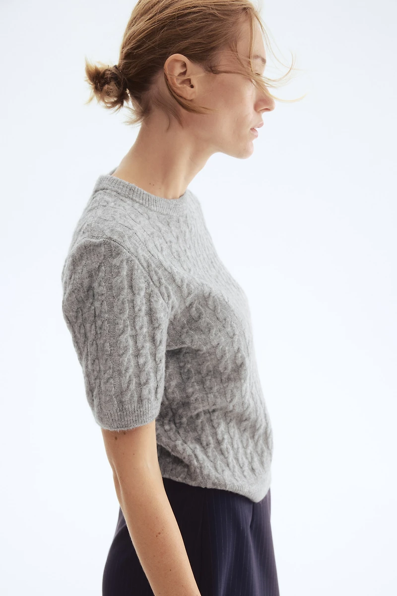 Cable-Knit Sweater