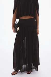Chiffon Maxi Skirt