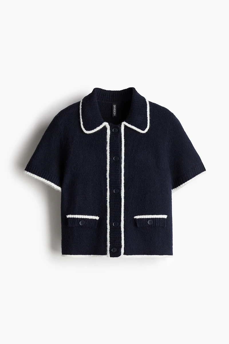 Short-Sleeved Cardigan