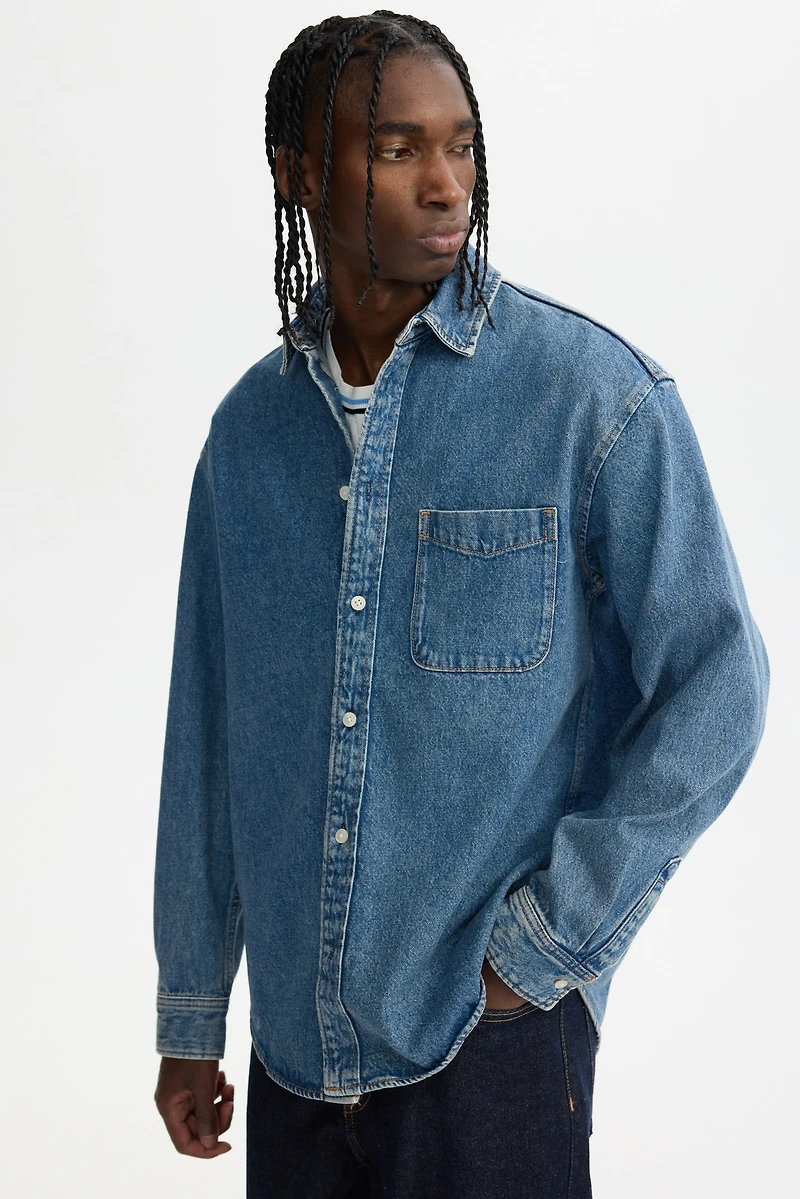 Loose-fit Denim Shirt