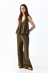Cotton halterneck top