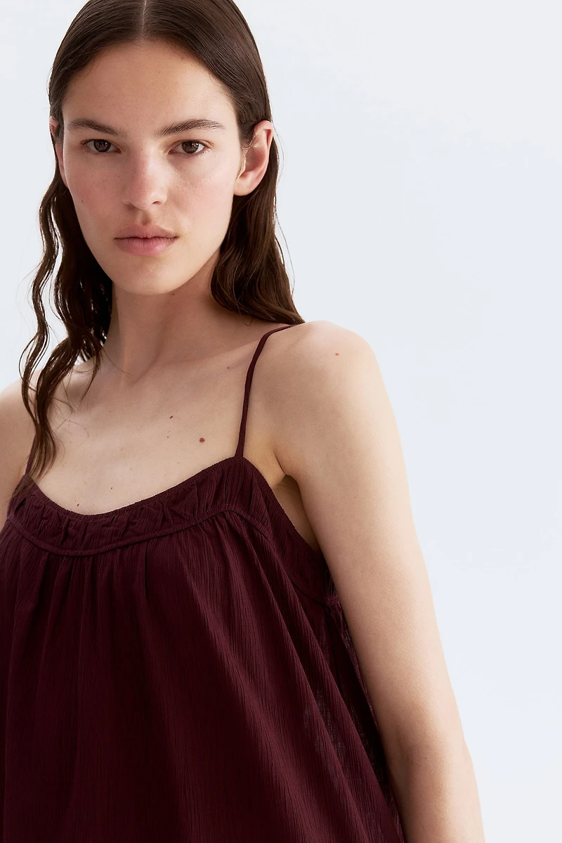 Crinkled Slip Dress