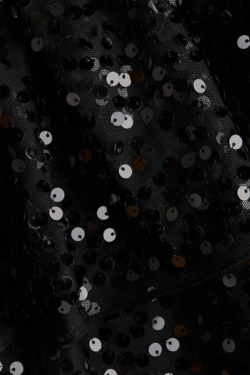 Sequined Tulle Skirt