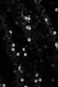 Sequined Tulle Skirt