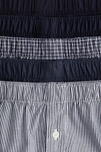 Lot de 5 caleçons en coton tissé