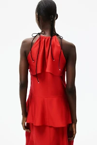 Long Flounced Dress