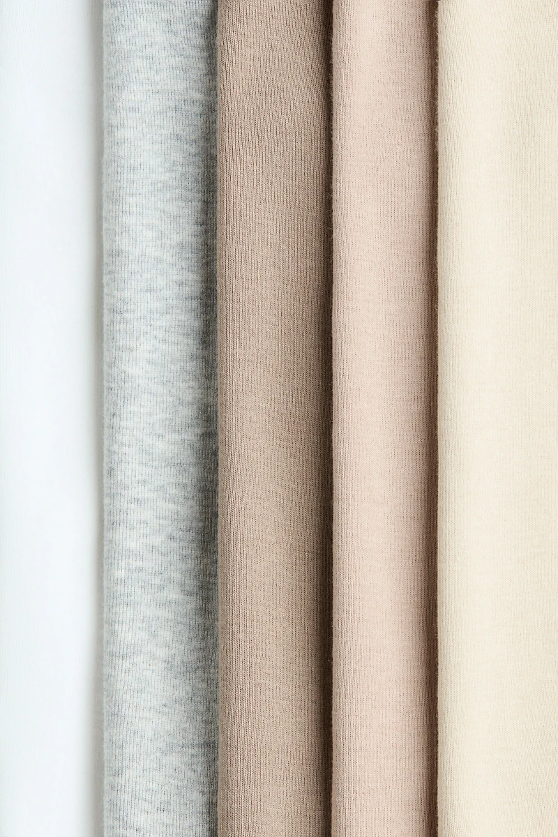 Lot de 5 maillots en coton