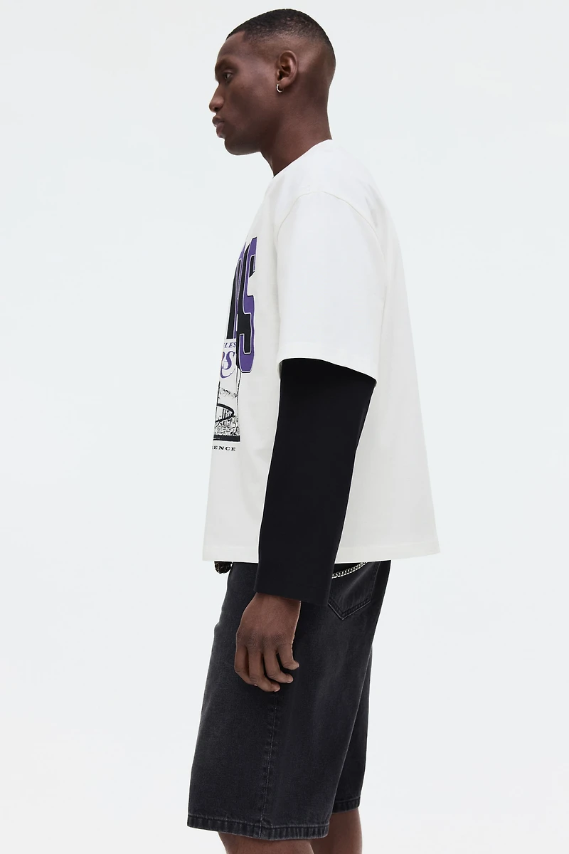 T-shirt grande taille imprimé