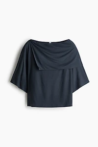 Haut en jersey avec détail de style cape