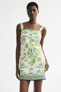 Sleeveless Open-Back Dress