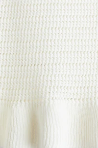 Cotton-Knit Strappy Top