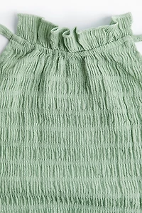 Textured Halterneck Top