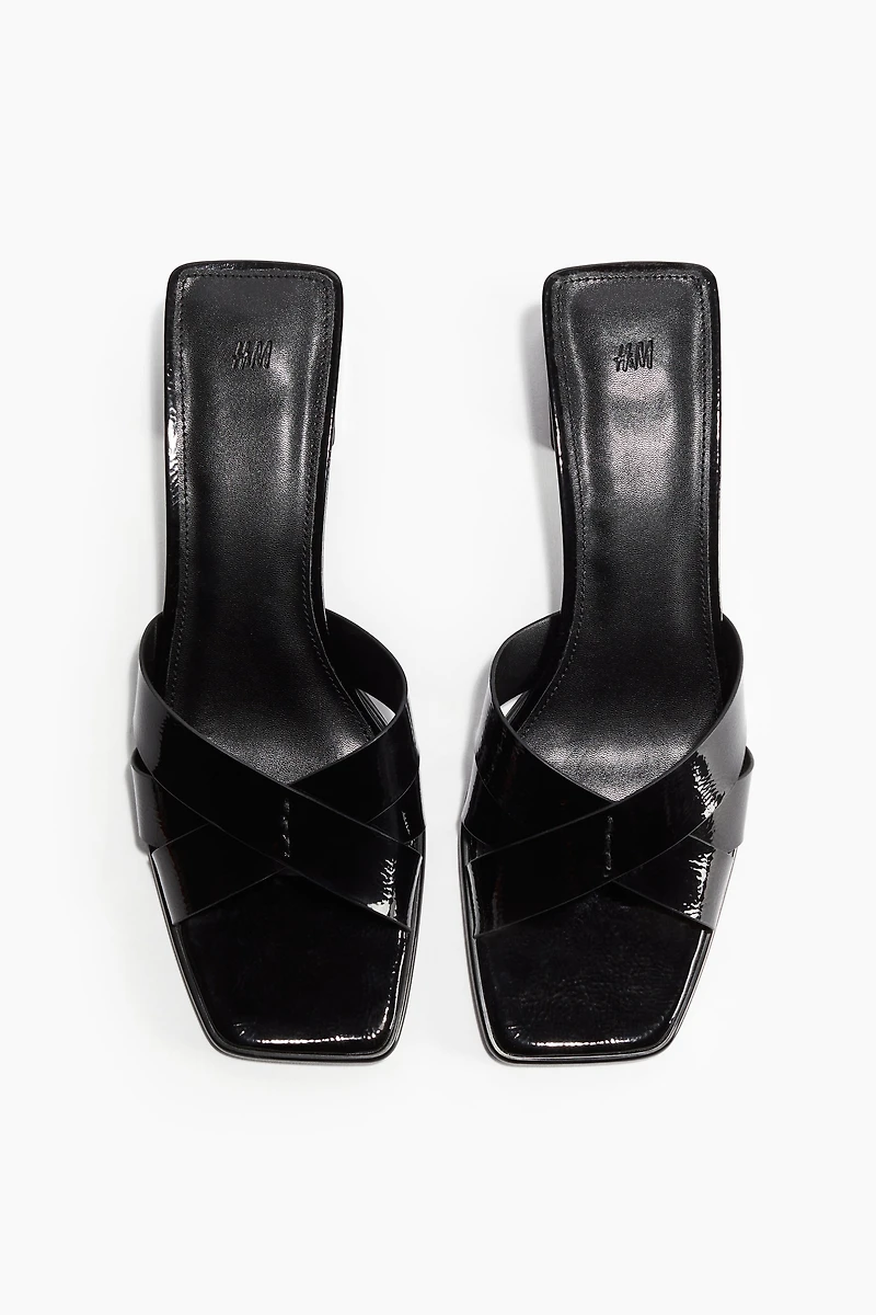 Block-Heeled Sandals