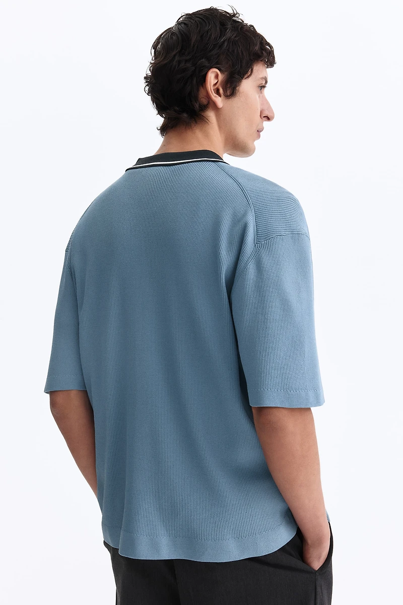 Regular-Fit Fine-Knit Shirt