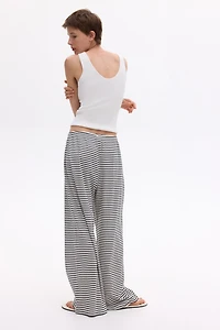 Ribbed Drawstring Pants