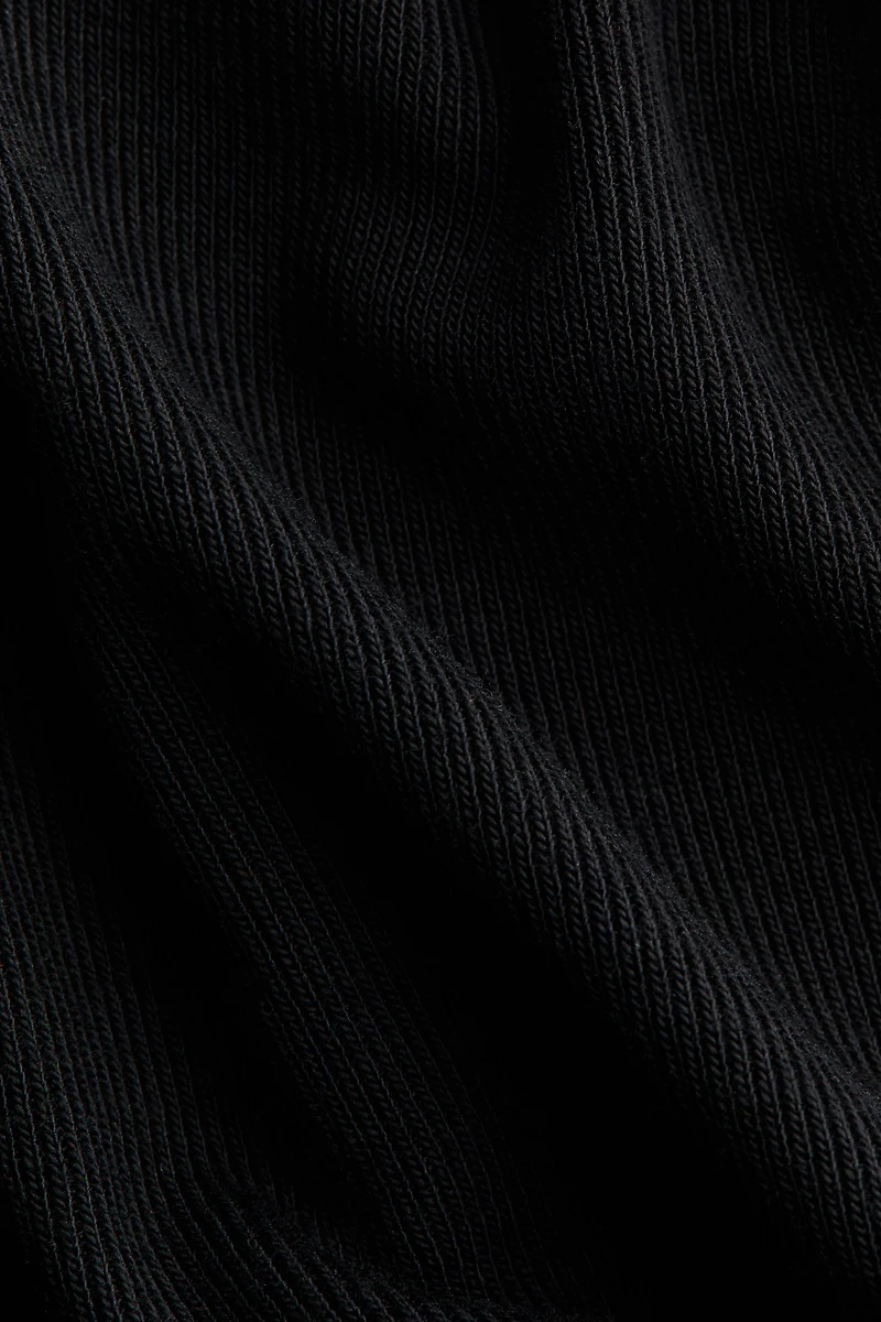 Ribbed turtleneck top