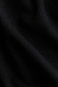 Ribbed turtleneck top